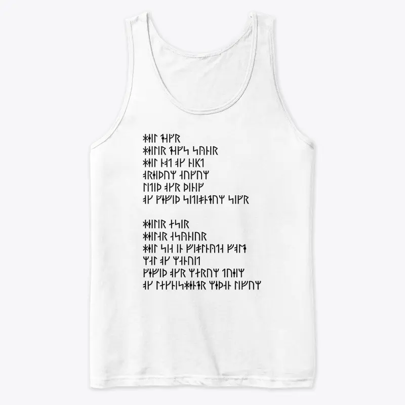 Sígrdrifa's Prayer - Premium Tank Top